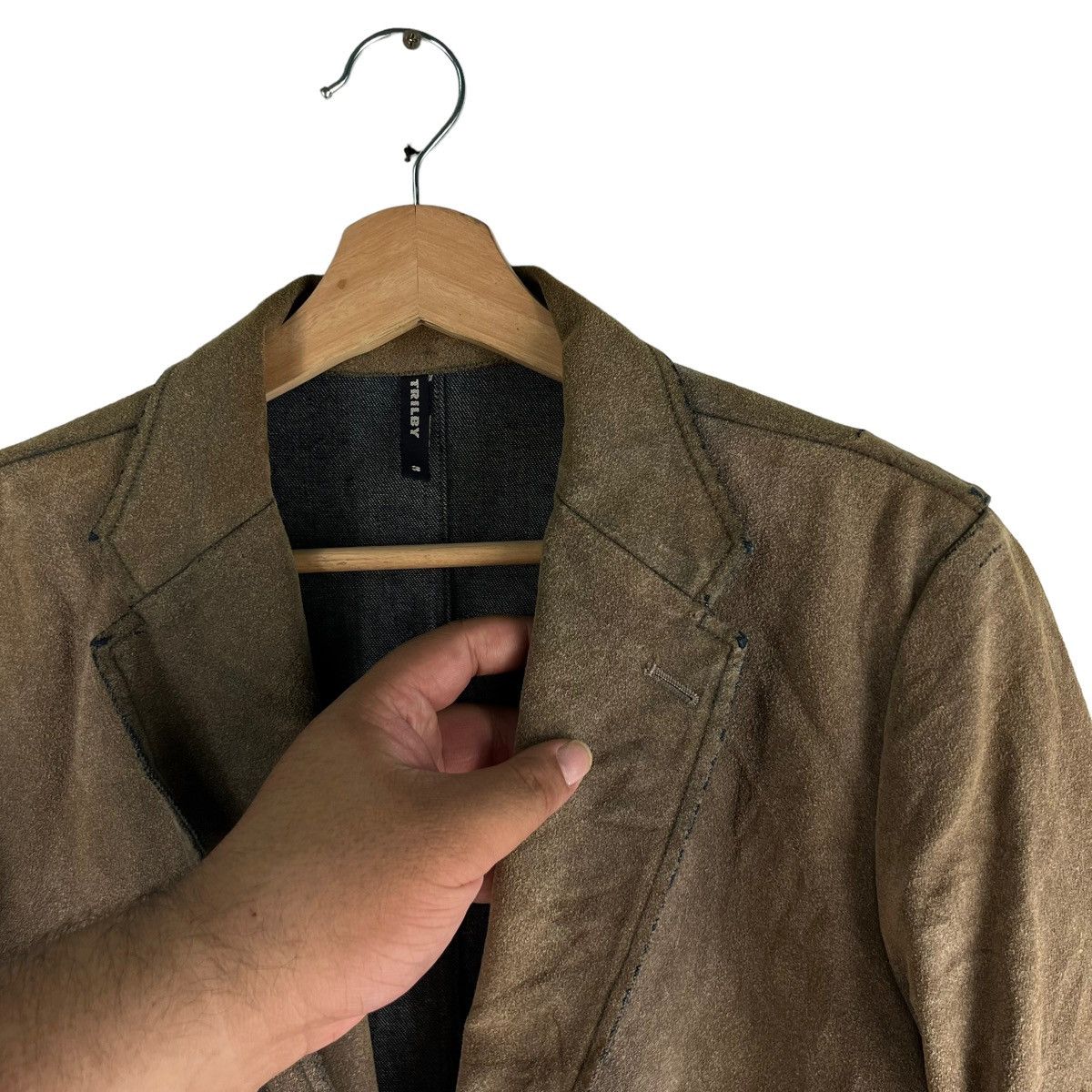 Japanese Brand 🔥90’s VTG CHORE WORK JACKET DOUBLE BREAST TRILBY ISSEYMIYAKE Size US M / EU 48-50 / 2 - 6 Thumbnail