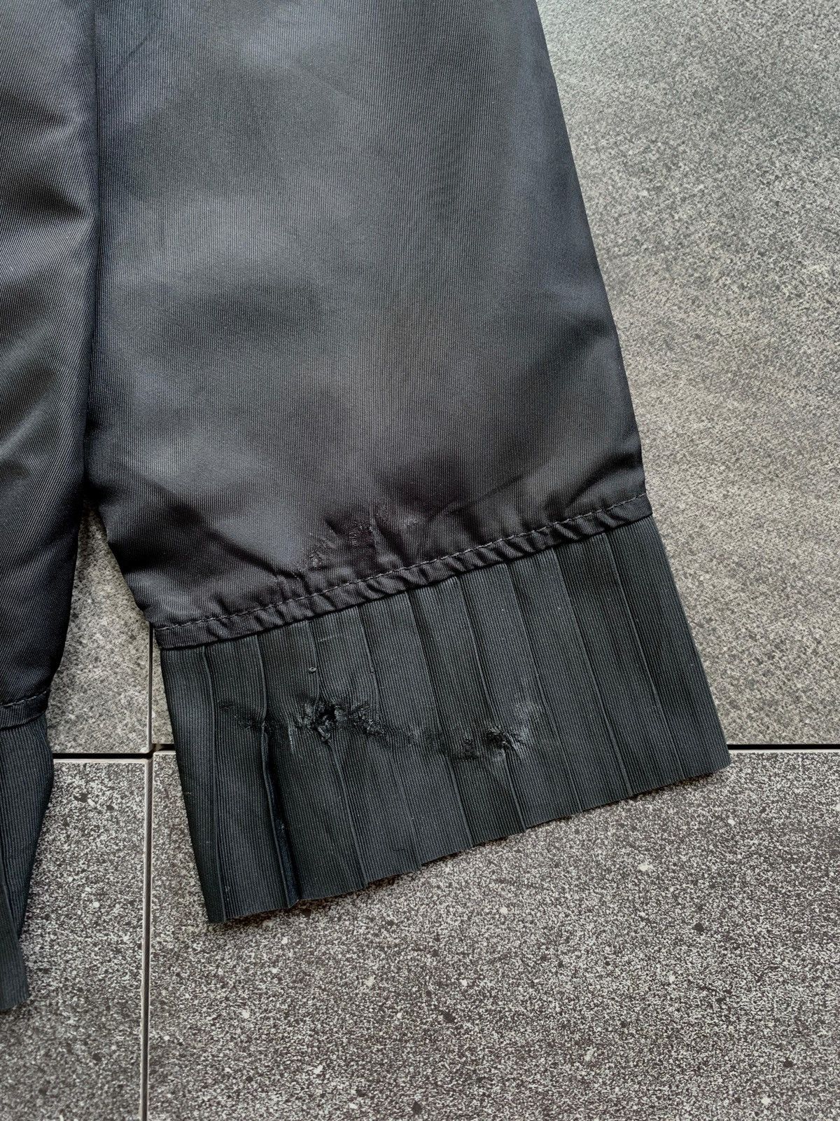 Maison Margiela FREE TAX! MM6 Oversized Pleated Nylon Bomber Jacket Size US M / EU 48-50 / 2 - 12 Thumbnail