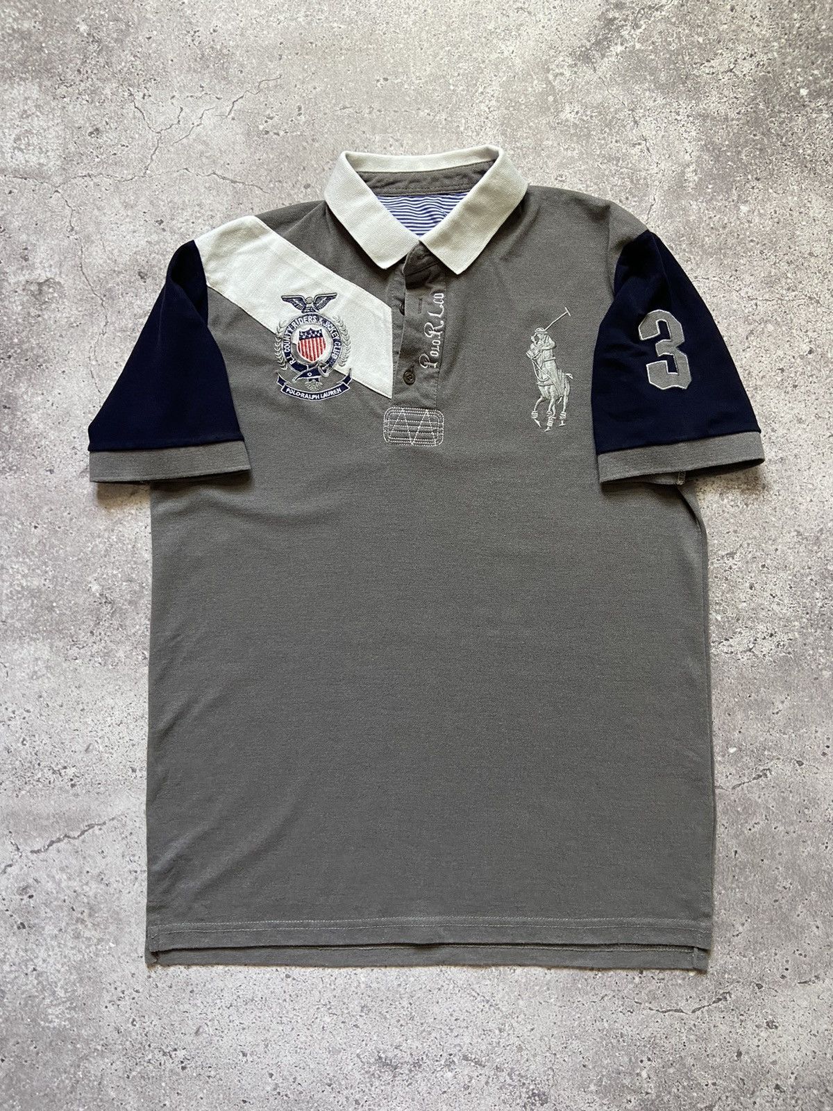 Polo Ralph Lauren Vintage Polo Ralph Lauren County Riders & Jockey Club Polo Size US L / EU 52-54 / 3 - 1 Thumbnail