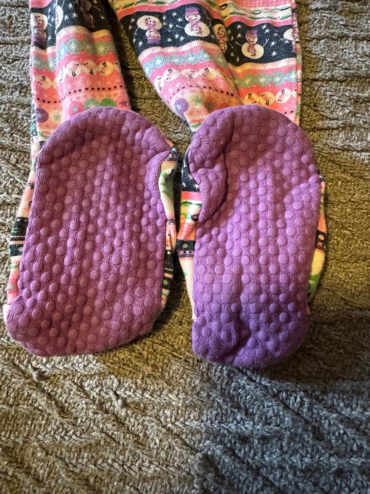 Designer 18-24 Month Pink/Purple XMas Pajamas Size ONE SIZE - 3 Thumbnail