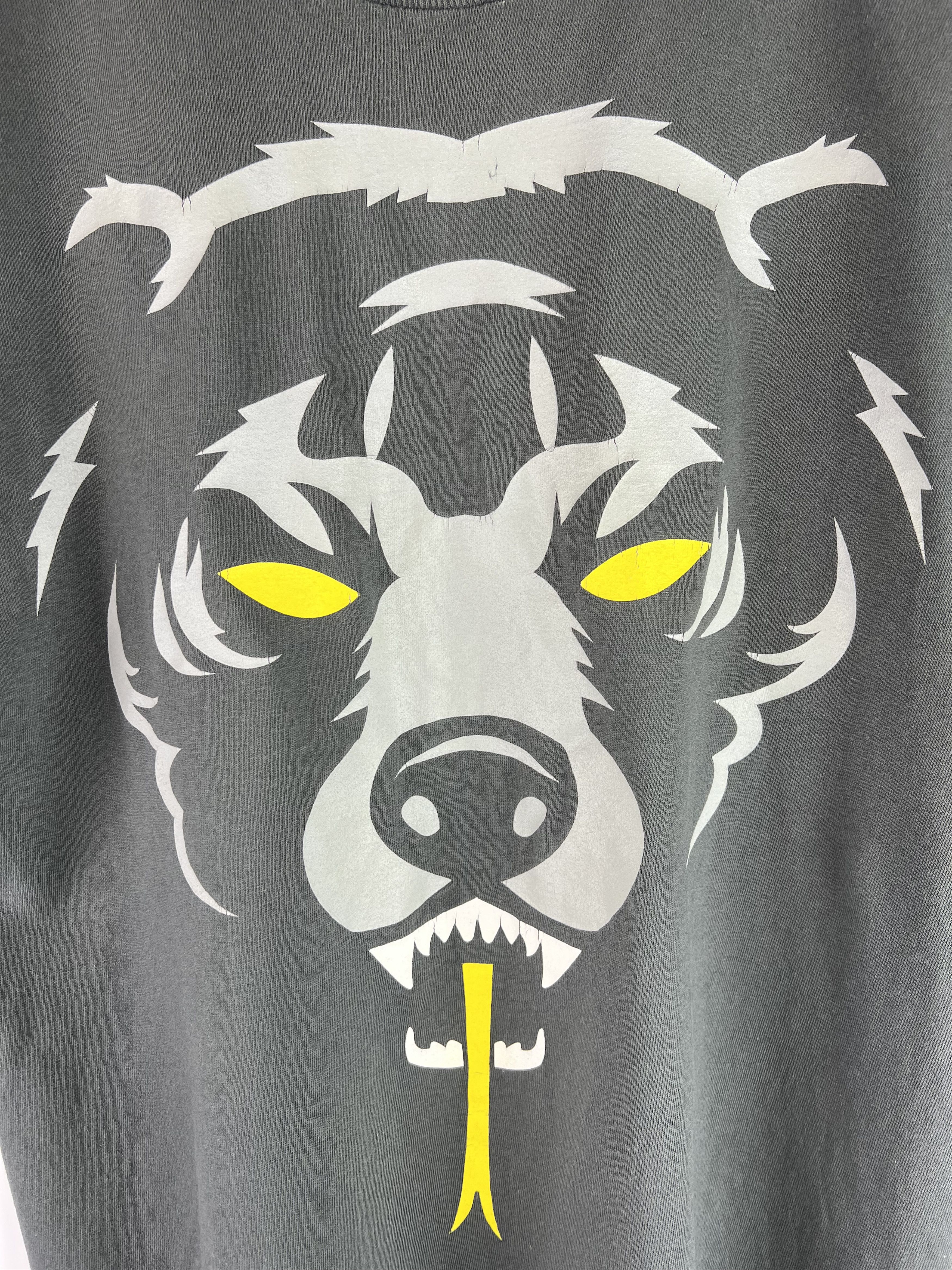 Mishka Mishka NYC Men's Gray T-Shirt Bear Logo Size M Made in USA Size US M / EU 48-50 / 2 - 3 Thumbnail