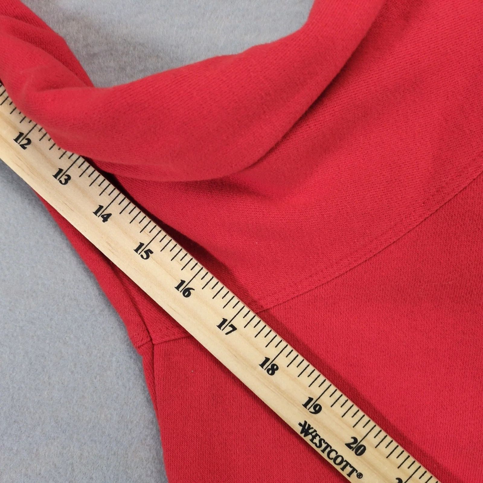 Calvin Klein Calvin Klein Performance Red Pullover Crop Hoodie Sweatshirt Size L / US 10 / IT 46 - 10 Thumbnail