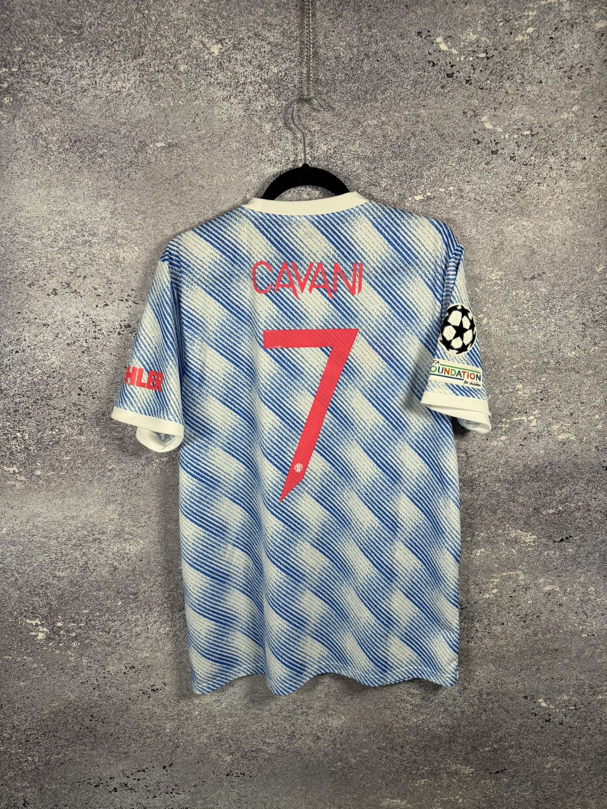 Adidas × Vintage NWT CAVANI Manchester United 2021/22 Away Adidas Jersey Size US L / EU 52-54 / 3 - 2 Thumbnail