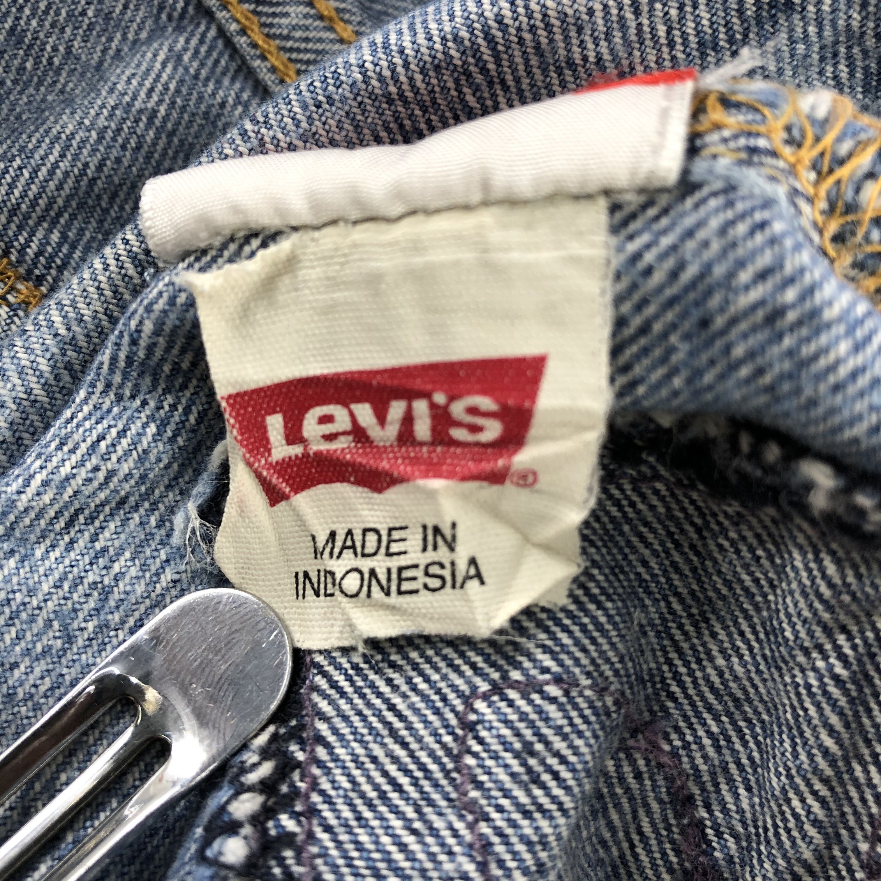 Levi's Vintage Blue Wash Levis 501 Jeans-JM2915 Size US 34 / EU 50 - 13 Thumbnail