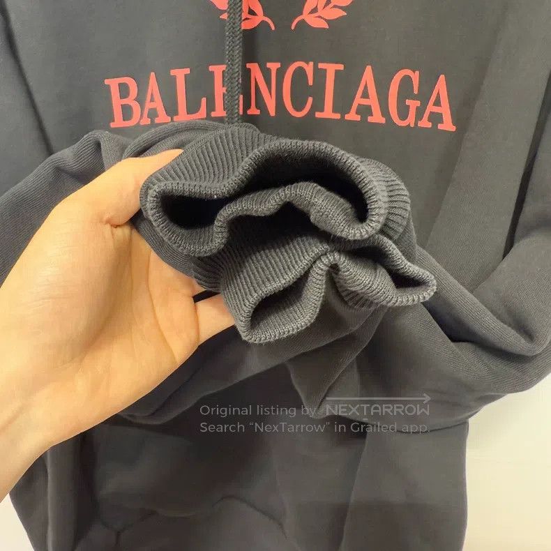 Balenciaga Balenciaga Mai Hui Black and Pink Hoodie Size US S / EU 44-46 / 1 - 5 Thumbnail