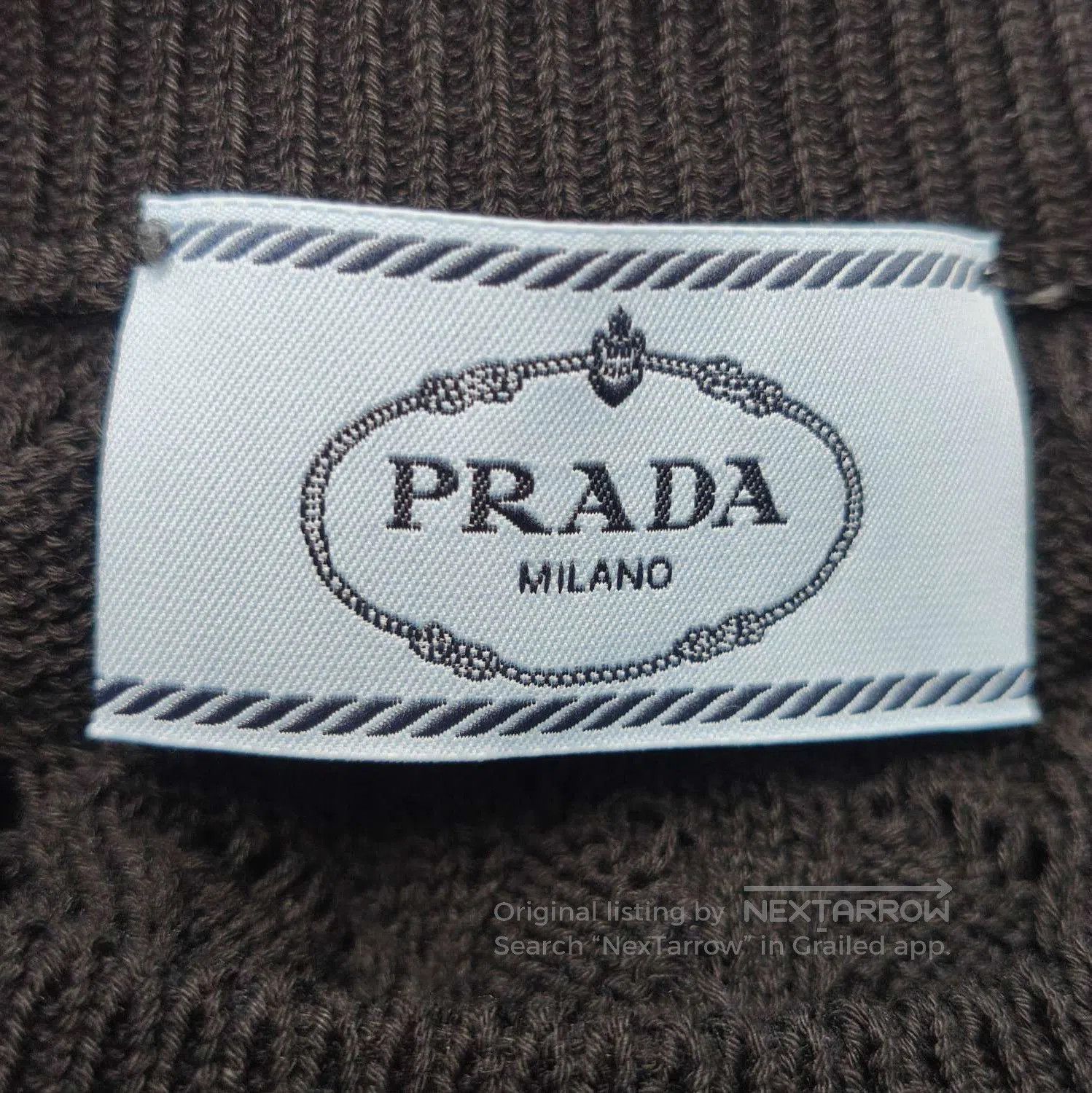 Prada Prada Black Long Sleeve Knit Top . Size XS / US 0-2 / IT 36-38 - 4 Thumbnail