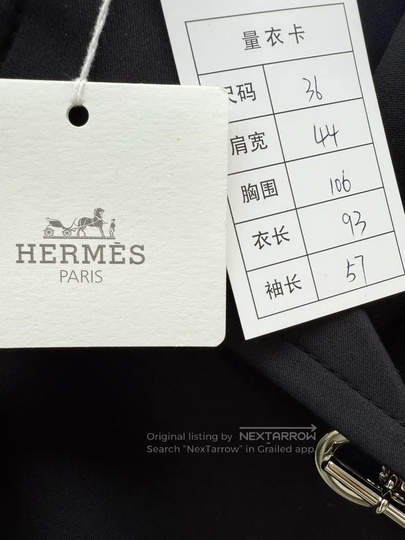 Hermes Hermes Wool coat Size XS / US 0-2 / IT 36-38 - 3 Thumbnail