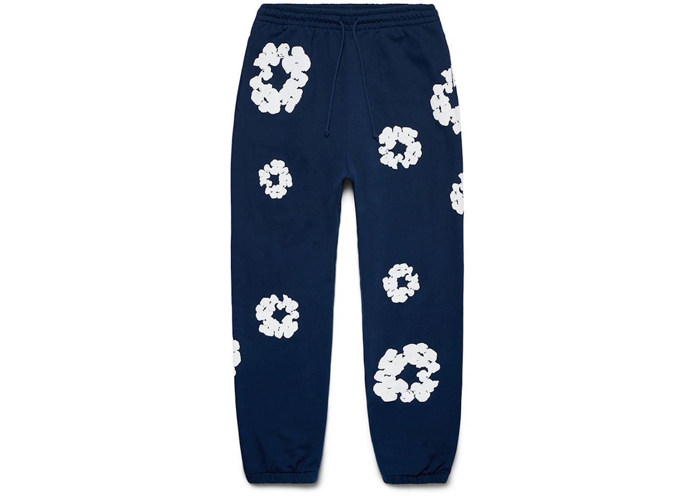 DENIM TEARS The Cotton Wreath Sweatpants Navy Size US 34 / EU 50 - 1 Thumbnail