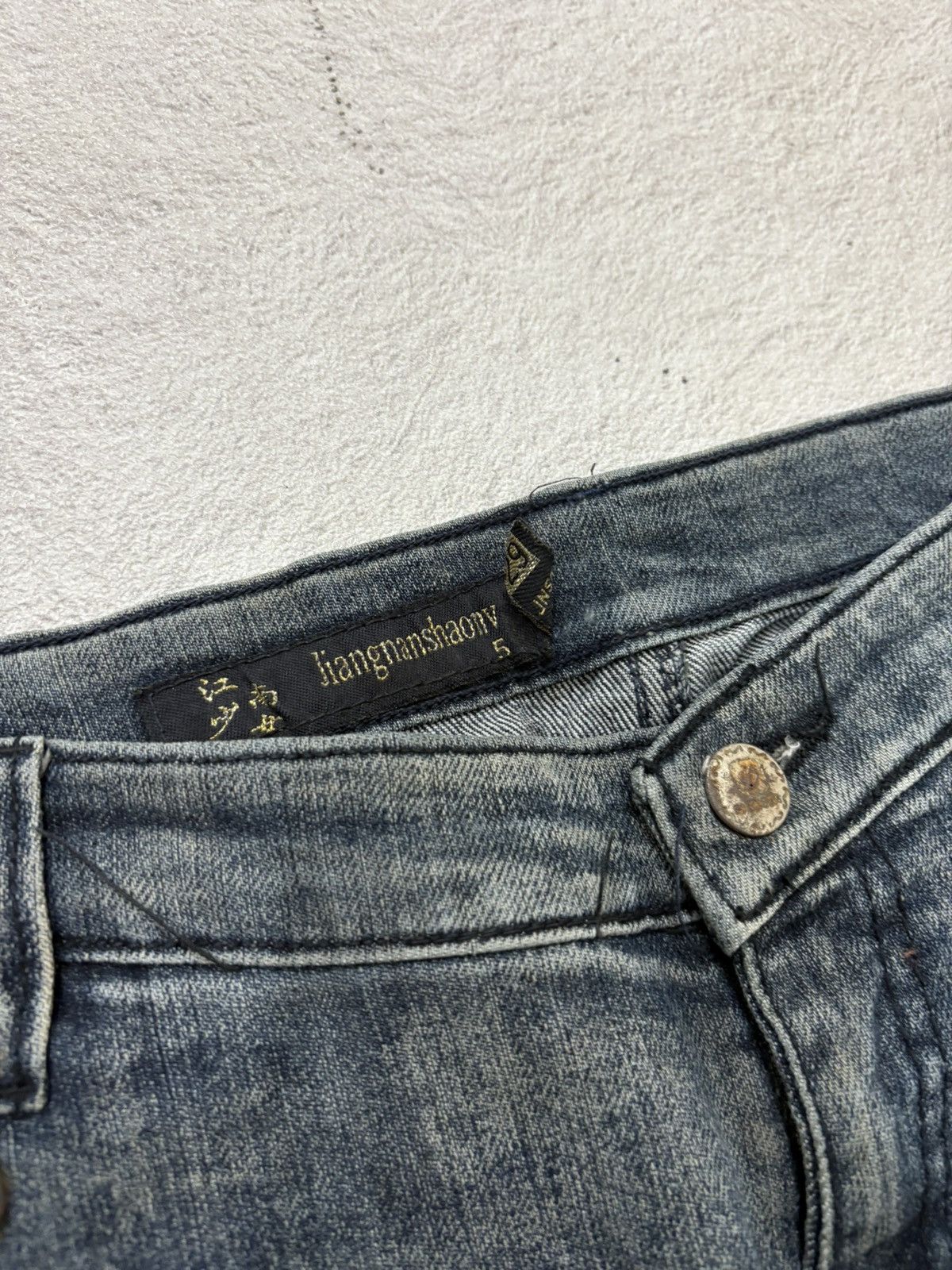 Hysteric Glamour 2000s star studet flared mudwash japan Denim y2k style Size US 30 / EU 46 - 4 Thumbnail