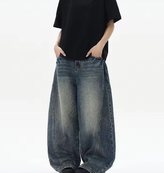 Jean Amamiya x Arisa Washed Baggy Denim Jeans Size US 31 - 7 Thumbnail