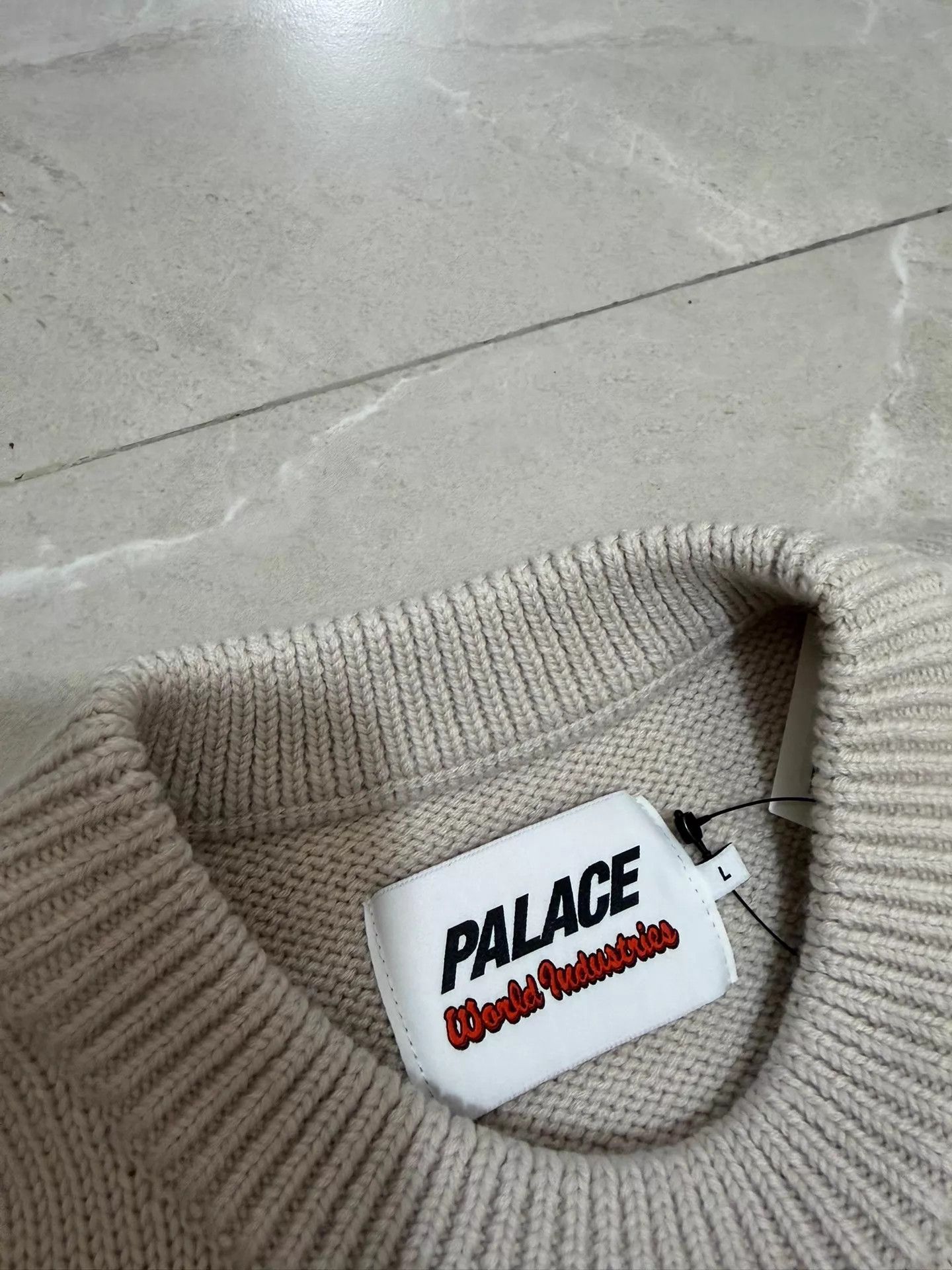 Palace PALACE x World Ind. SS26 DROP6 Drip Guy Crew Knit Unisex L Size US L / EU 52-54 / 3 - 3 Thumbnail