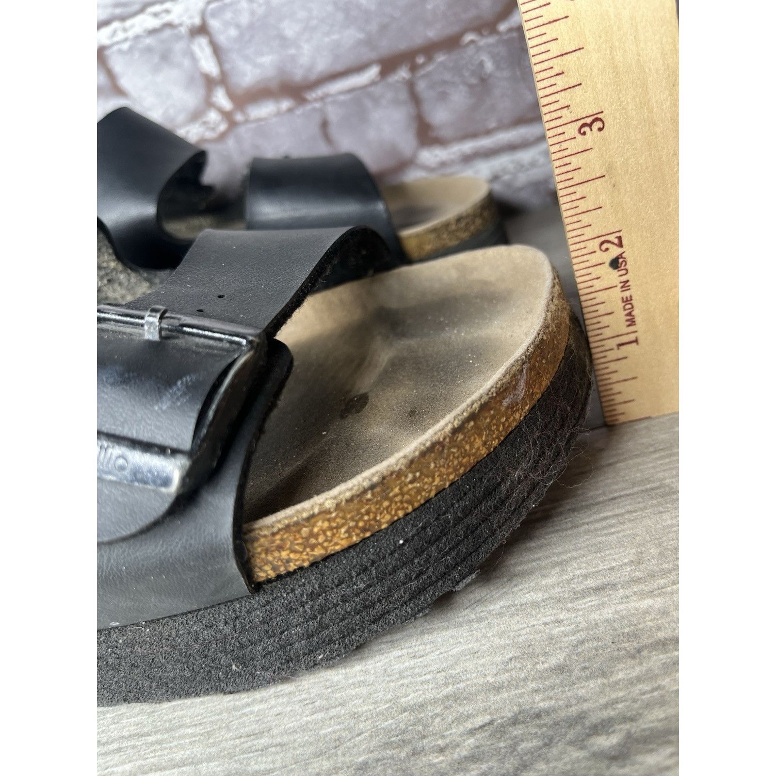 Birkenstock Birkenstock Papillio Arizona Platform Vegan Black Birko-Flor Size US 9.5 / IT 39.5 - 11 Thumbnail