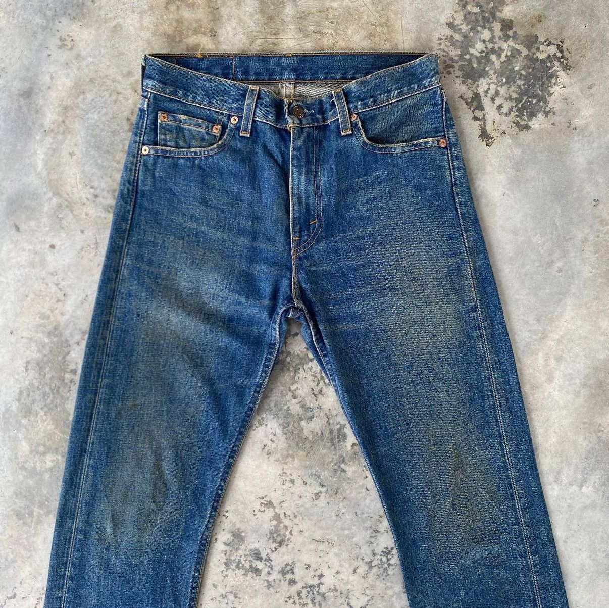 Levi's Vintage Clothing VINTAGE 00S LEVIS 505 BLUE RUSTY WASH W29X30"(J09-04) Size US 29 - 4 Thumbnail