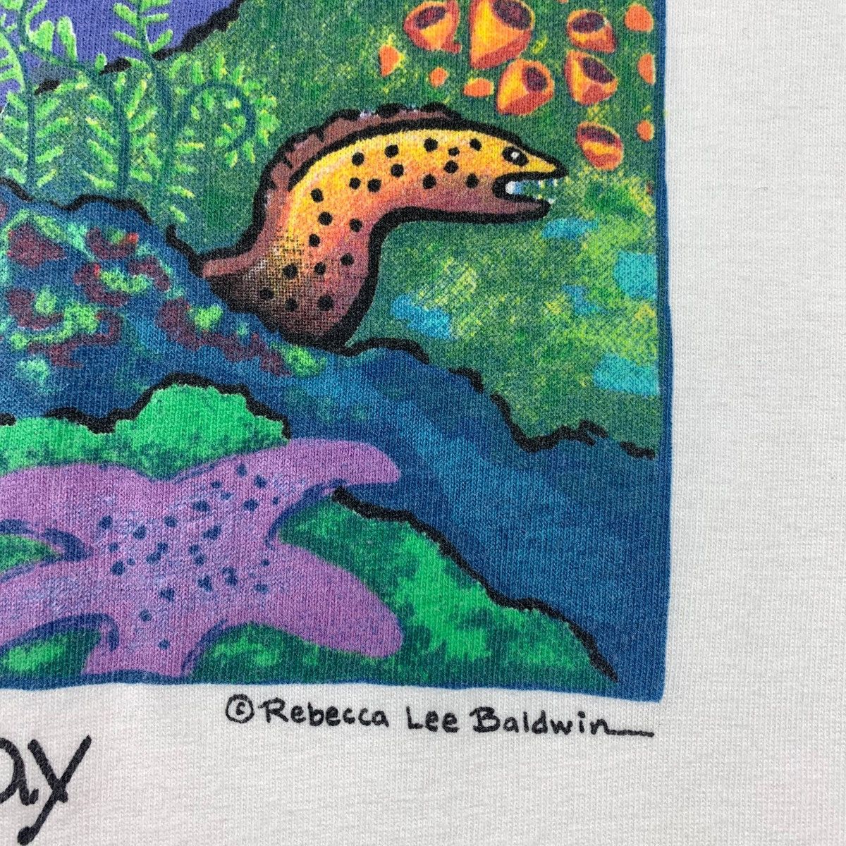 Vintage Vintage REBECCA LEE BALDWIN art printed tee Size US M / EU 48-50 / 2 - 10 Thumbnail