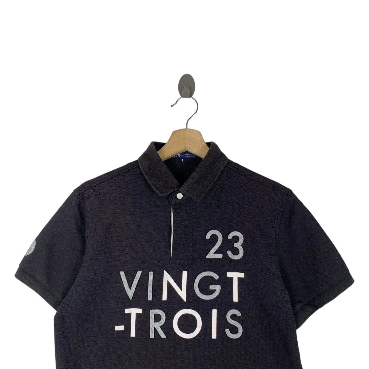 Vintage JAPAN DESIGNER 23 Vignt Trois Golf Collection Polo Tee Shirt Size US L / EU 52-54 / 3 - 2 Thumbnail