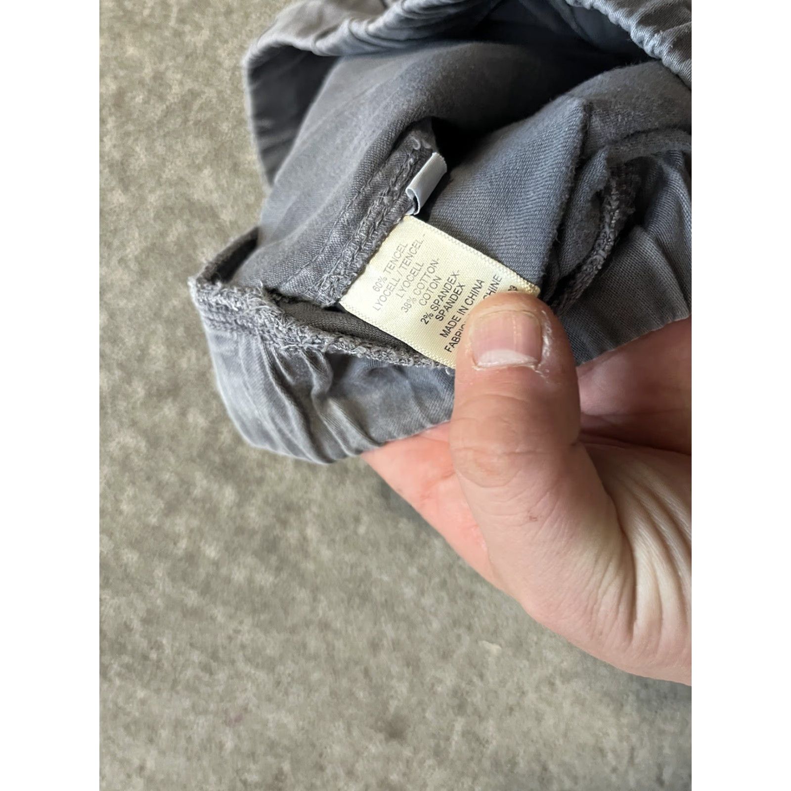 CLOT Cloth & Stone Jogger Pants Medium Gray Tencel Lyocell Drawstring Cuffs Womens Size 32" / US 10 / IT 46 - 6 Thumbnail