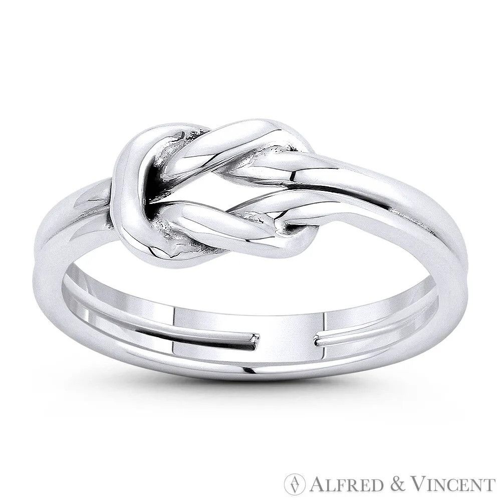 Other Square / Reef Loop Love Knot Charm Promise Ring Size ONE SIZE - 1 Preview