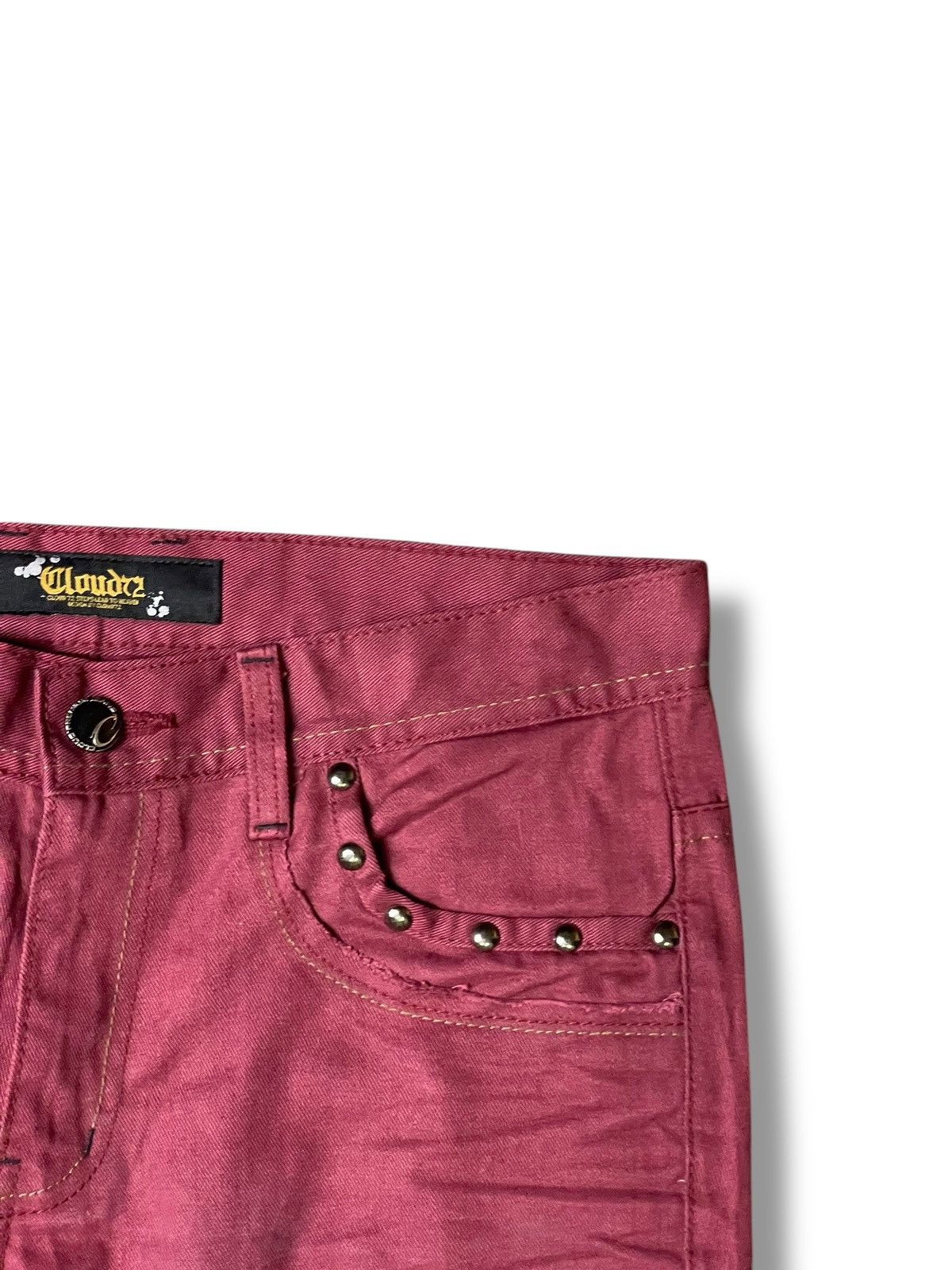 Japanese Brand × Vintage Vintage CLOUD72 Denim Embroidered Jeans (92) Size US 35 - 10 Thumbnail
