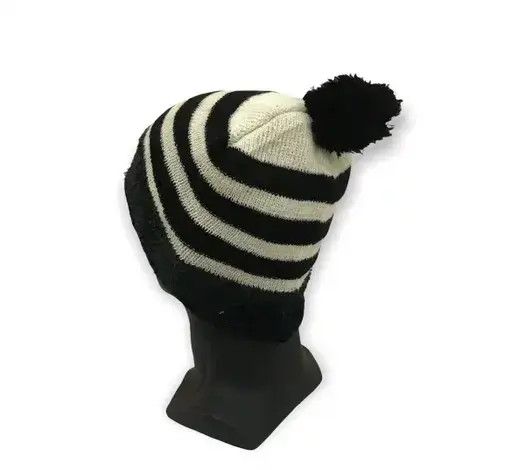 Japanese Brand × Vintage Stripe Jail Design Beanie Hat Size ONE SIZE - 4 Thumbnail