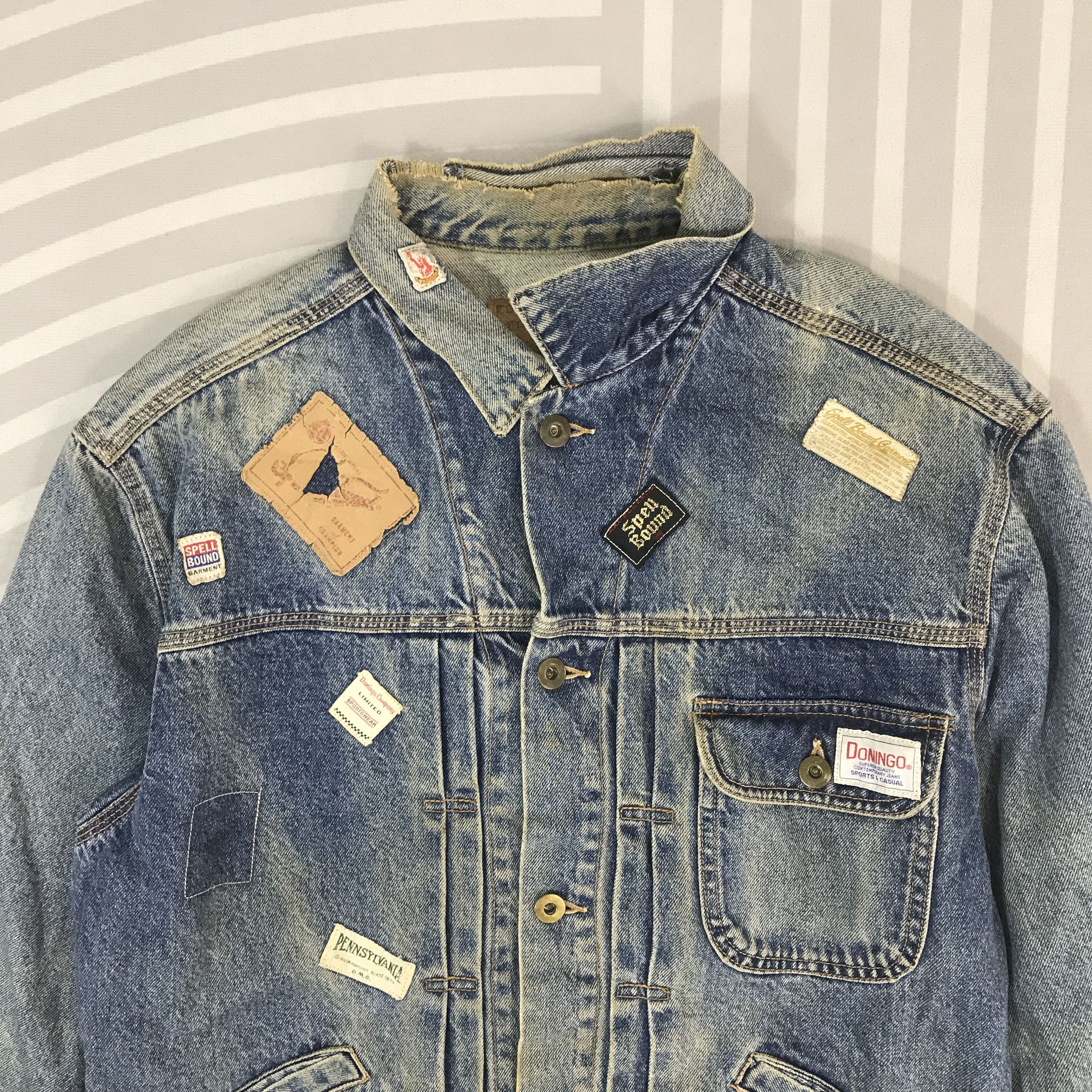 Spellbound Vintage Spellbound Distressed denim jacket Size US L / EU 52-54 / 3 - 2 Thumbnail