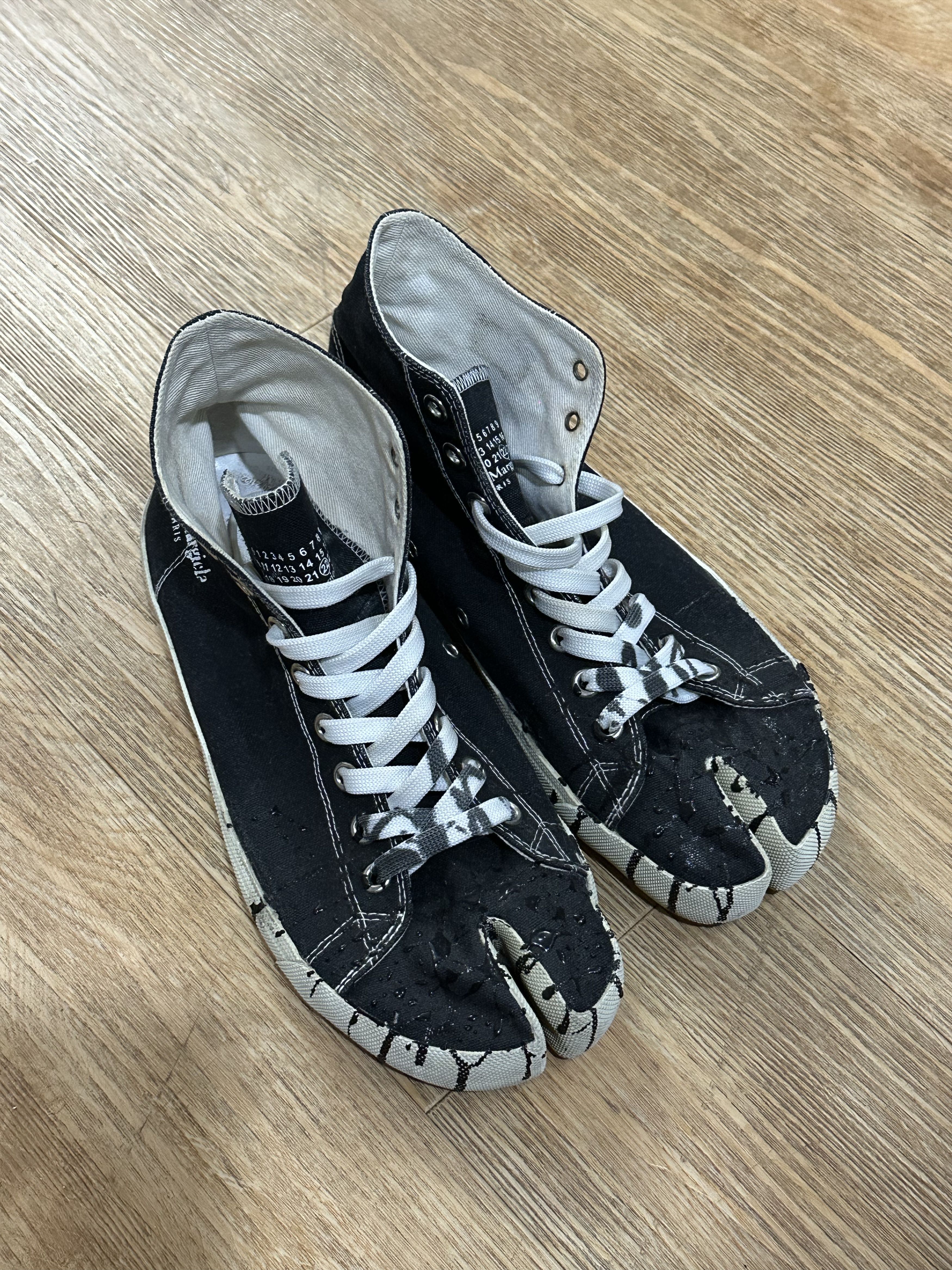 Maison Margiela Maison Margiela Painted Splatter Hi Tabi Sneaker Size US 8.5 / EU 41-42 - 5 Thumbnail
