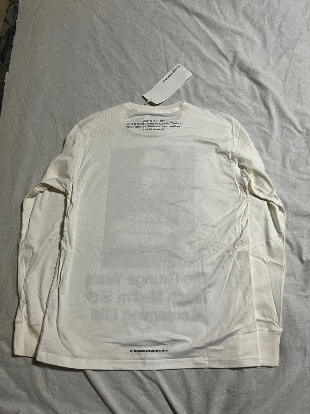 Takahiromiyashita The Soloist. 'CHARLES PETERSON' long sleeve t shirt Size US S / EU 44-46 / 1 - 3 Thumbnail