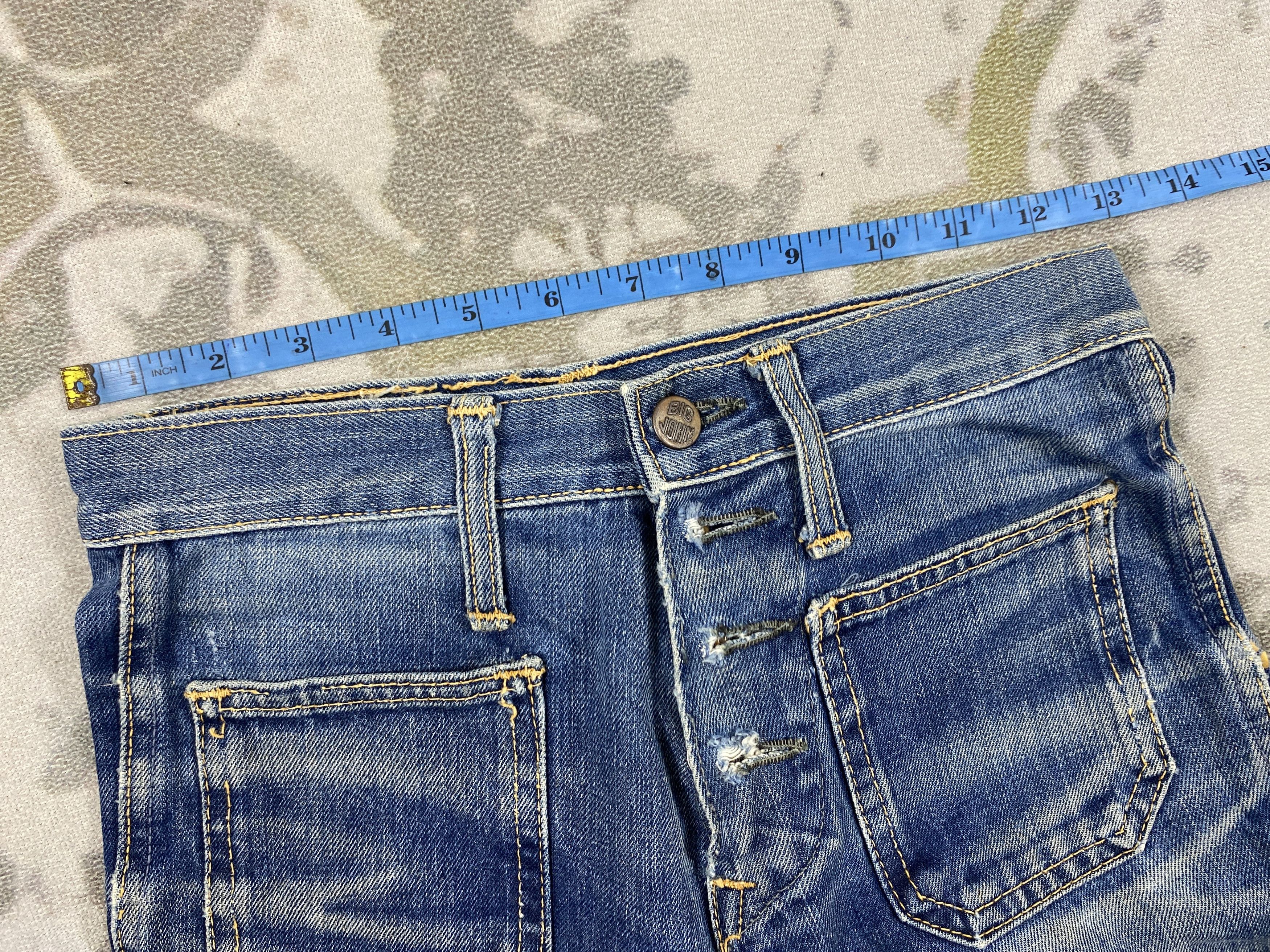 Kapital Vintage Big John Flare kapital style 26x29 Denim- JN3697 Size US 26 / EU 42 - 5 Thumbnail