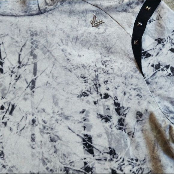Other NEVERMINDALL Black and White Marble Loose Neck Turtle Top Si Size M / US 6-8 / IT 42-44 - 4 Thumbnail