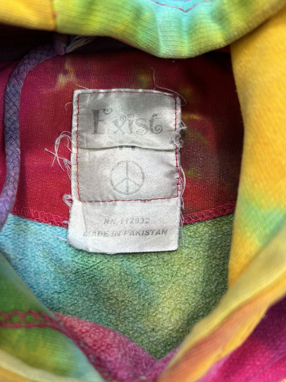 Vintage Hoodie Outer Banks vintage 90’s tie dye boxy fit Size US L / EU 52-54 / 3 - 3 Thumbnail