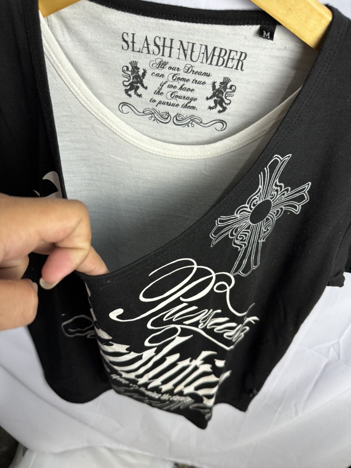 If Six Was Nine double layer poem crosses slash number japan brand Size US M / EU 48-50 / 2 - 4 Thumbnail