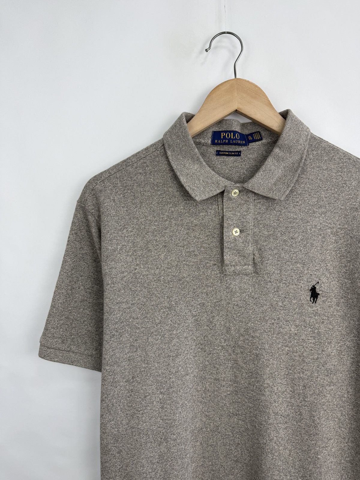 Polo Ralph Lauren 🇺🇸 Polo Ralph Lauren Custom Slim Fit Polo T-Shirt Rare Retro Size US XL / EU 56 / 4 - 7 Thumbnail
