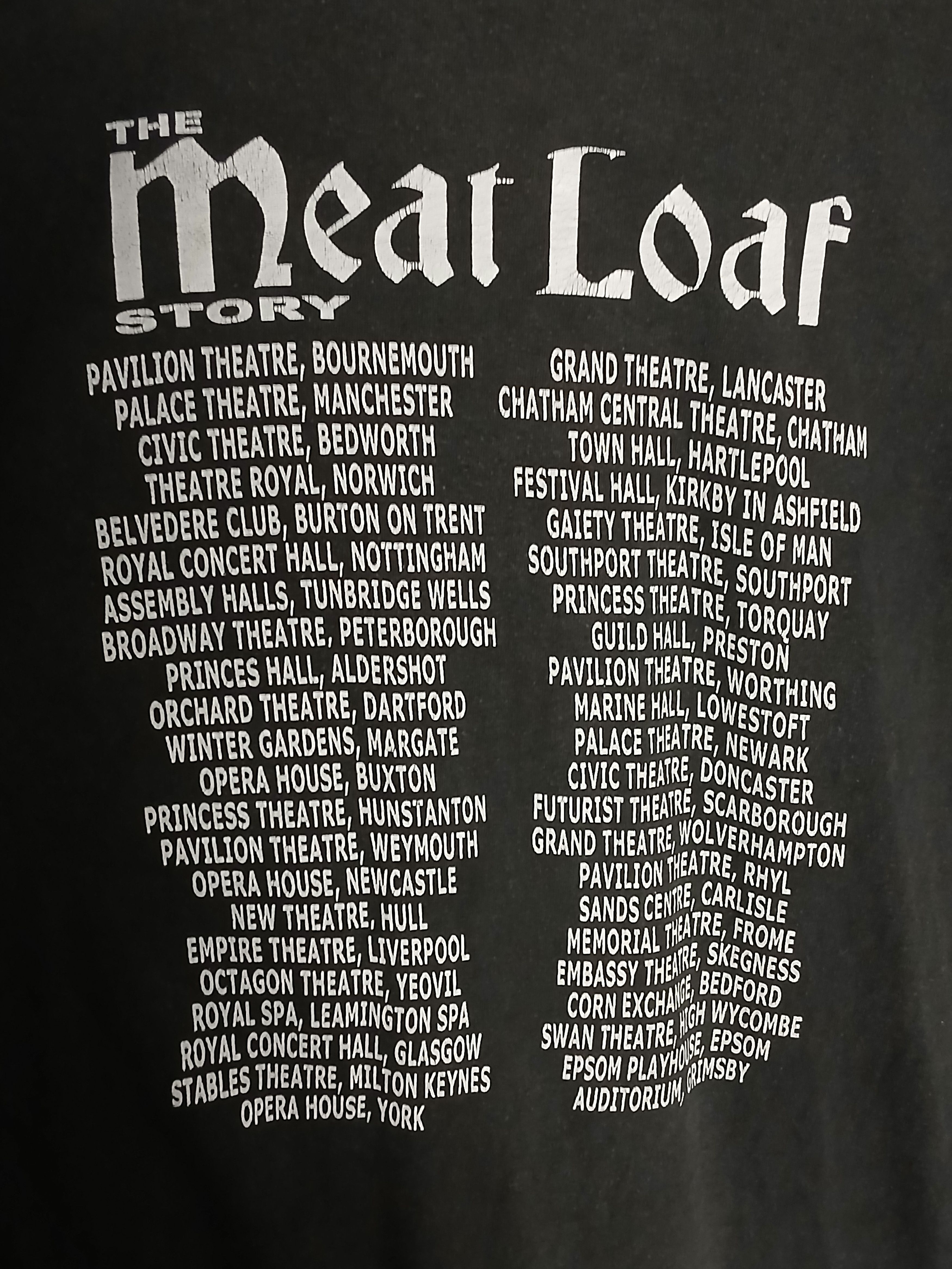 Band Tees Meat Loaf T-Shirt Size US L / EU 52-54 / 3 - 4 Thumbnail