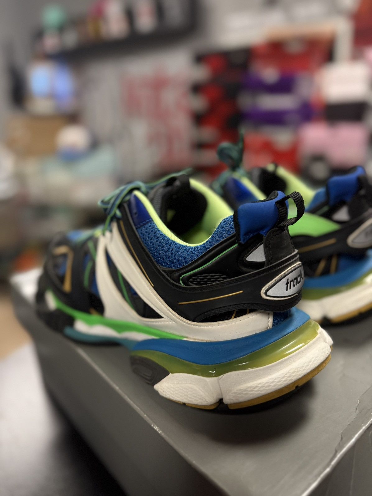 Balenciaga Balenciaga Track Green Blue Size 11US/44EU/10UK Size US 11 / EU 44 - 9 Thumbnail