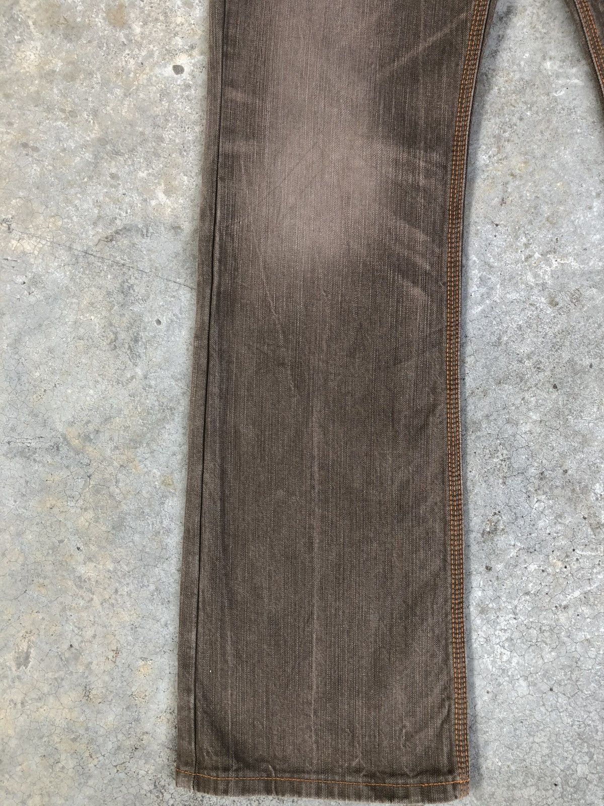 If Six Was Nine Japanese Edwin Exclusive Flared Jeans Distressed Bootcut Size US 31 - 6 Thumbnail