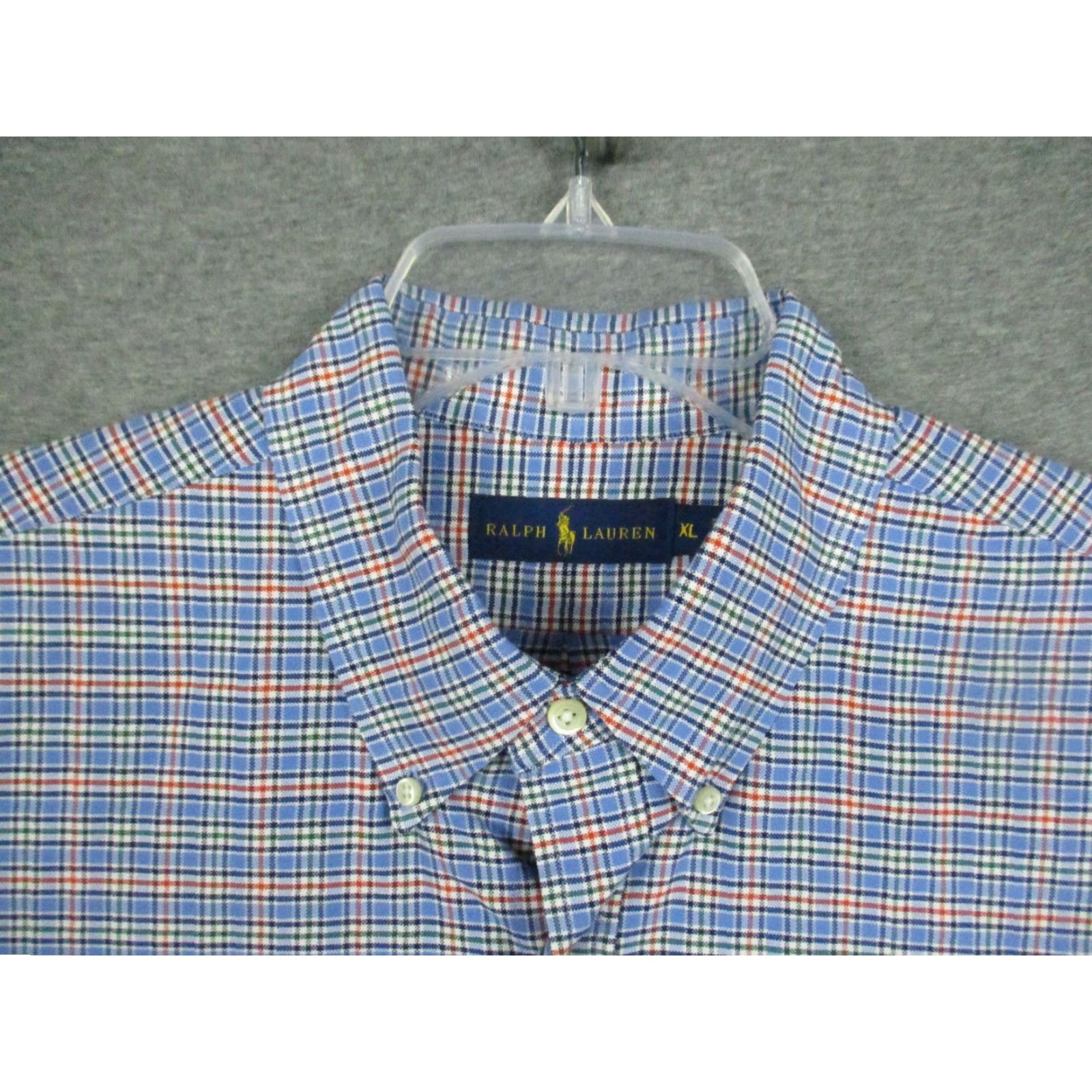 Ralph Lauren Ralph Lauren Shirt XL Men Blue Plaid Long Sleeve Button-Up Pony Size US XL / EU 56 / 4 - 3 Thumbnail
