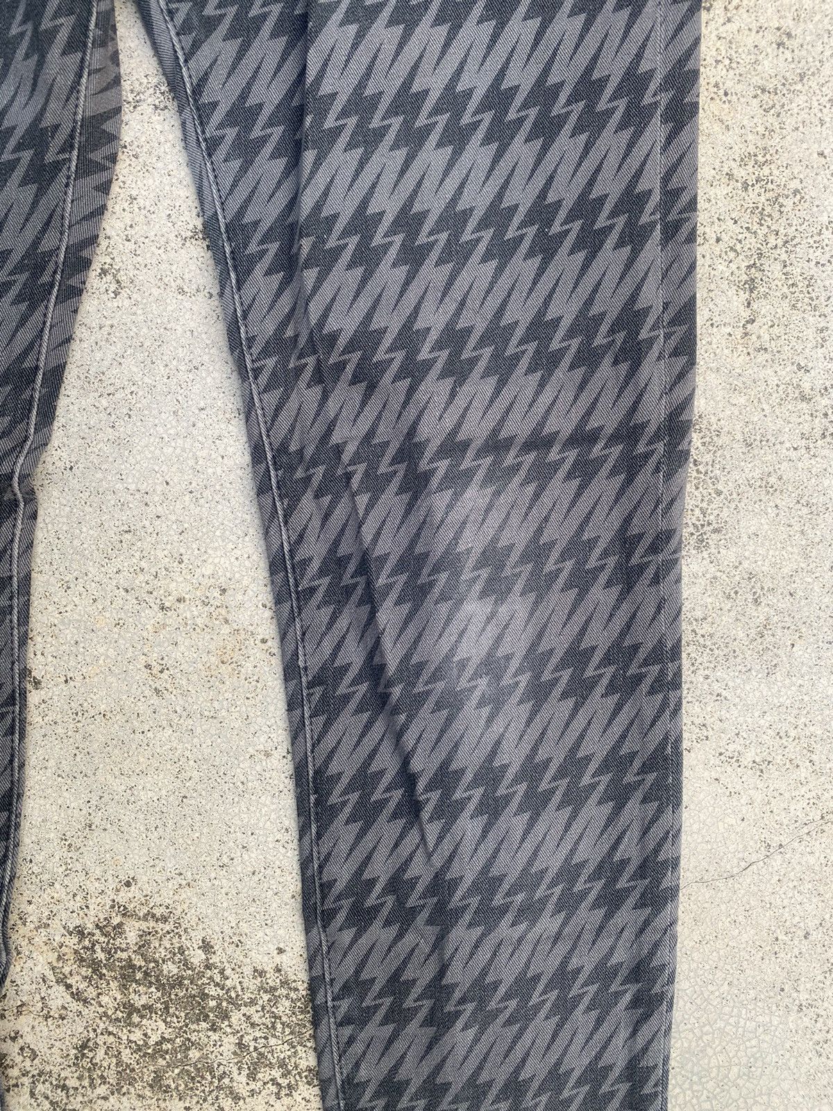 Hysteric Glamour × If Six Was Nine Hysteric Glamour Fullprint Thunder Punk Zipper Skinny Jeans Size US 27 - 8 Thumbnail