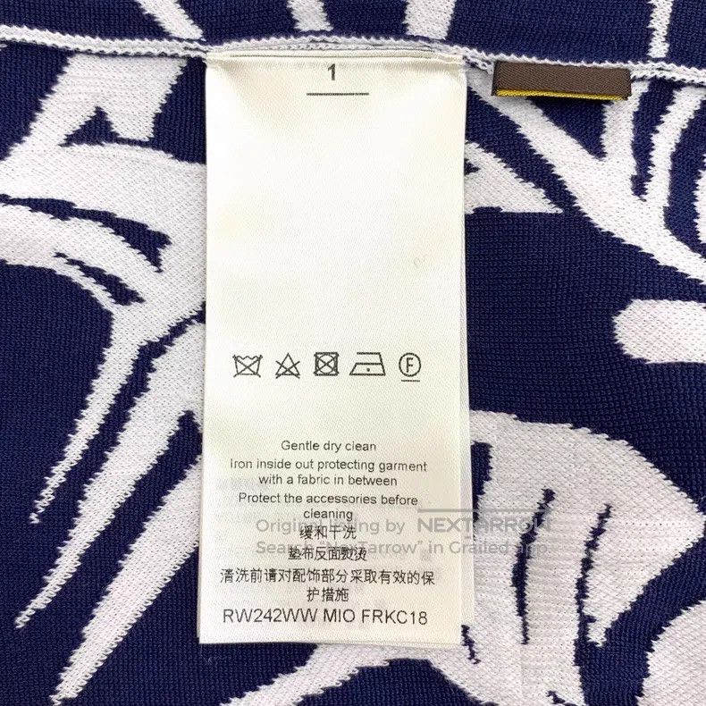 Louis Vuitton Louis Vuitton 24 color-block jacquard cotton crewneck sing Size S / US 4 / IT 40 - 8 Thumbnail