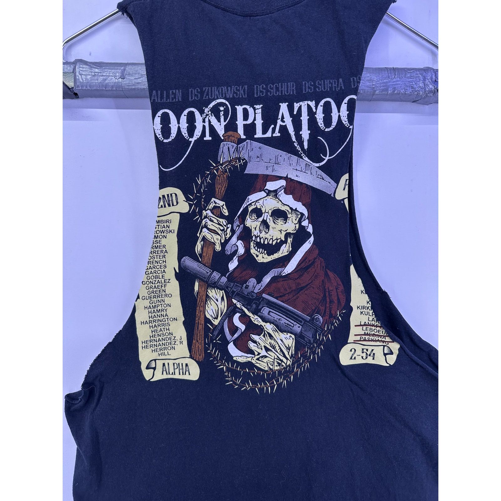 & Other Stories Grim Reaper 2nd Amendment Uzi Black Cut off Shirt Size M Size US M / EU 48-50 / 2 - 6 Thumbnail