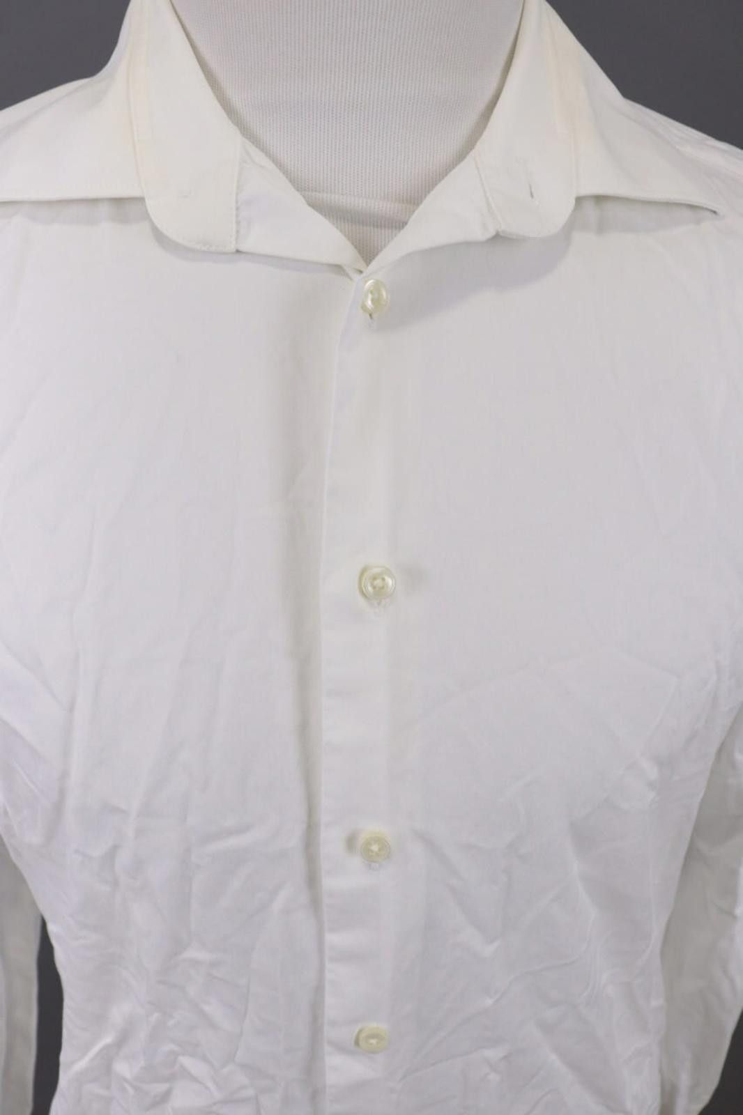 Suitsupply Suit Supply Egyptian Cotton White Shirt Size 41 / L Size US M / EU 48-50 / 2 - 5 Thumbnail
