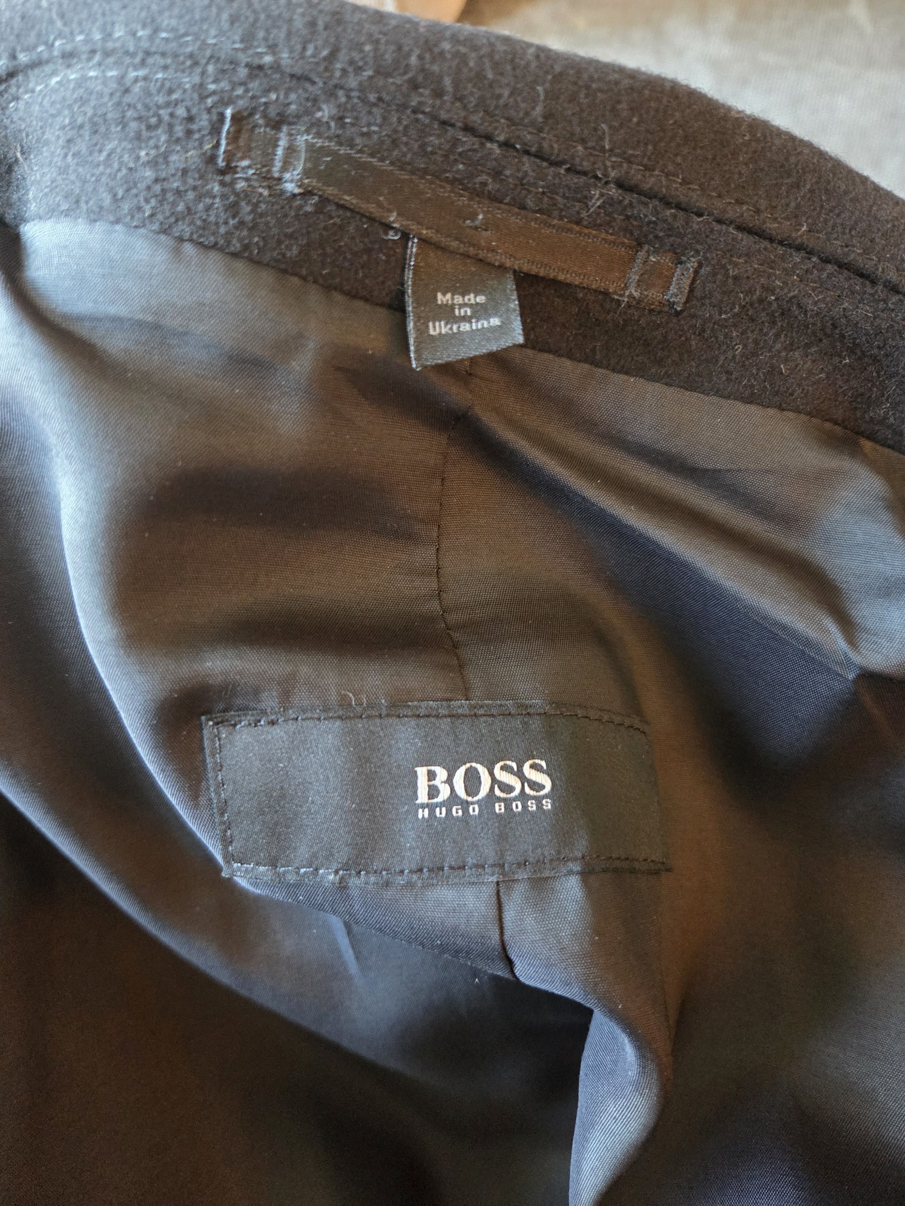 Hugo Boss Hugo Boss Black Wool/Cashmere Overcoat - Size 38R Size US M / EU 48-50 / 2 - 4 Thumbnail