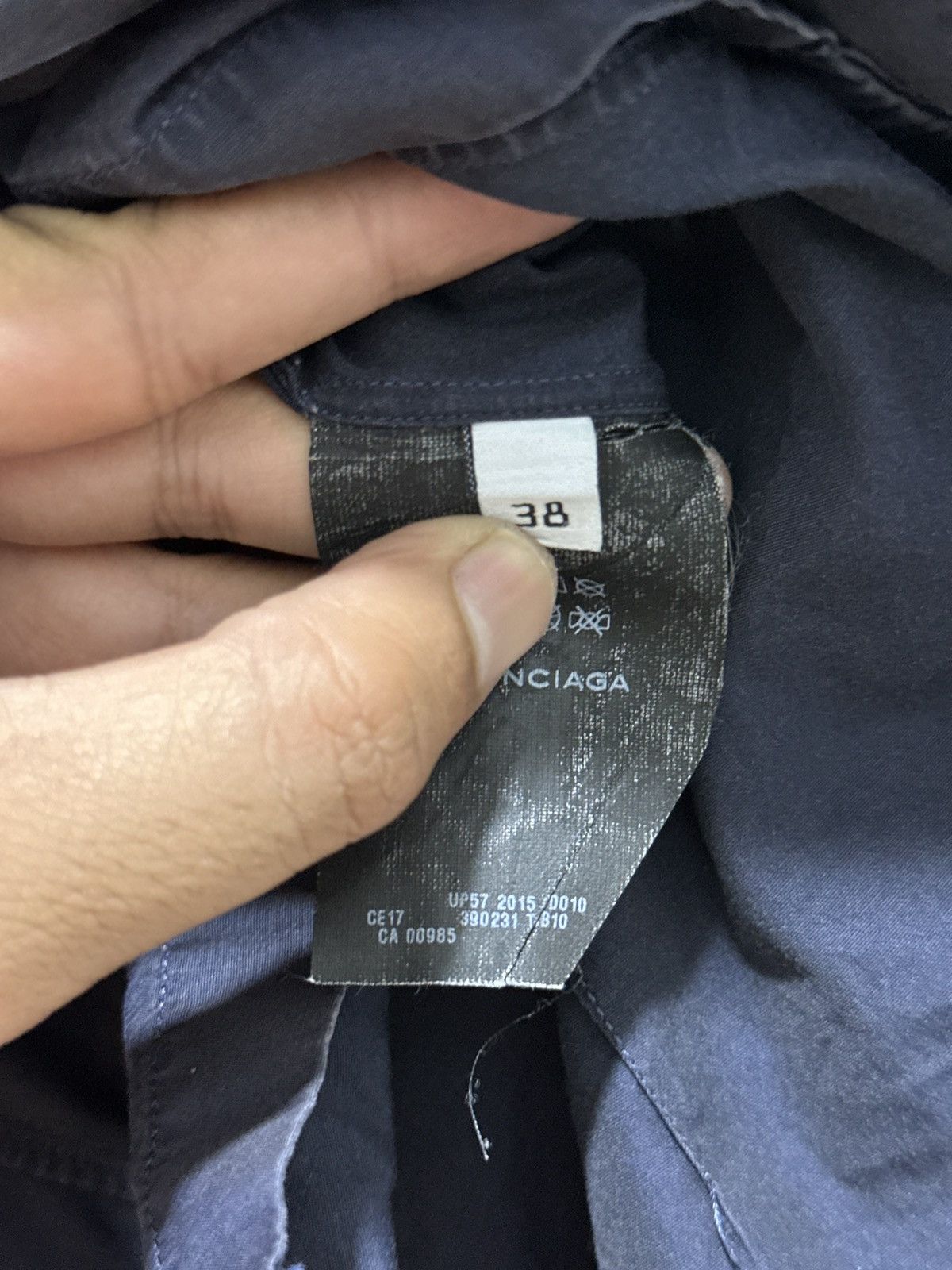 Balenciaga SS15 Balenciaga Broadcloth Double Collar (Alexander Wang) Size US M / EU 48-50 / 2 - 10 Thumbnail