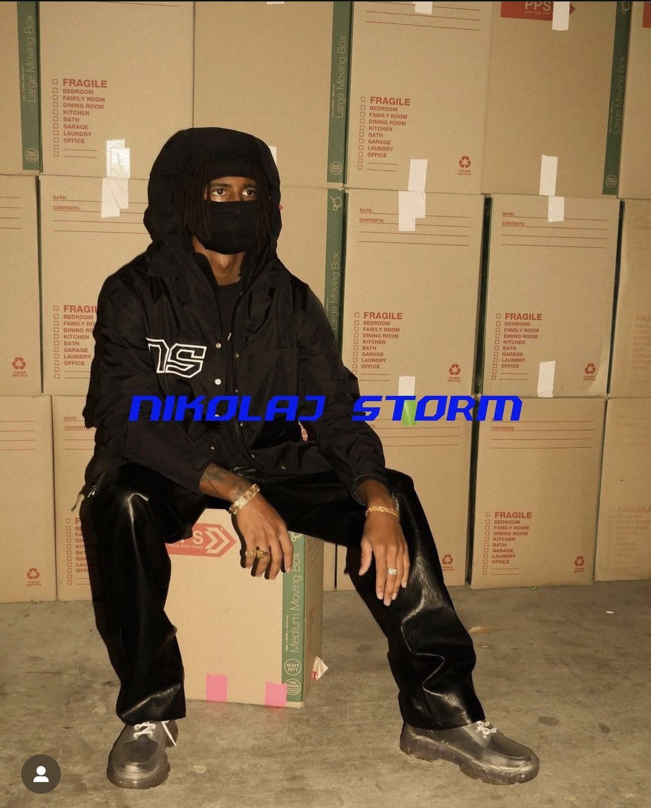 Other !DS! SS22 Nikolaj Storm Black Work Pants Size US 30 / EU 46 - 4 Thumbnail