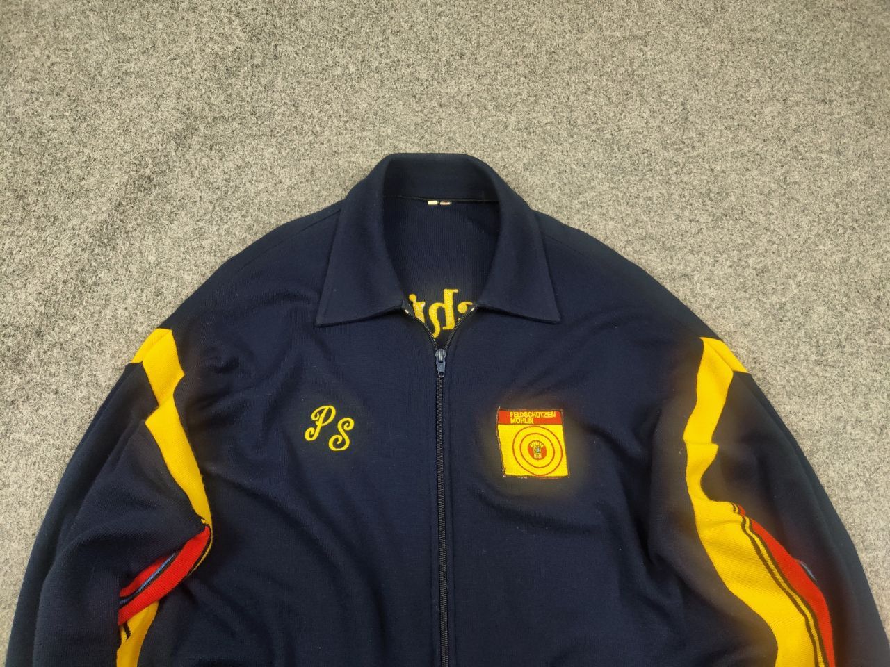 Vintage Vintage 70's Befa FFA Feldschützen Mohlin Wool Track Jacket Size US L / EU 52-54 / 3 - 3 Thumbnail