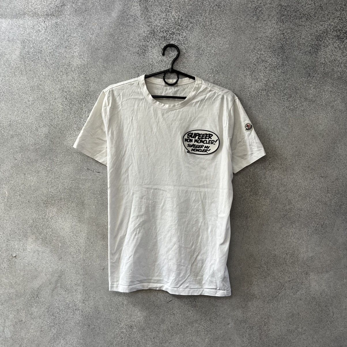 Moncler Moncler | Logo Printed T-Shirt White M Size US M / EU 48-50 / 2 - 1 Thumbnail