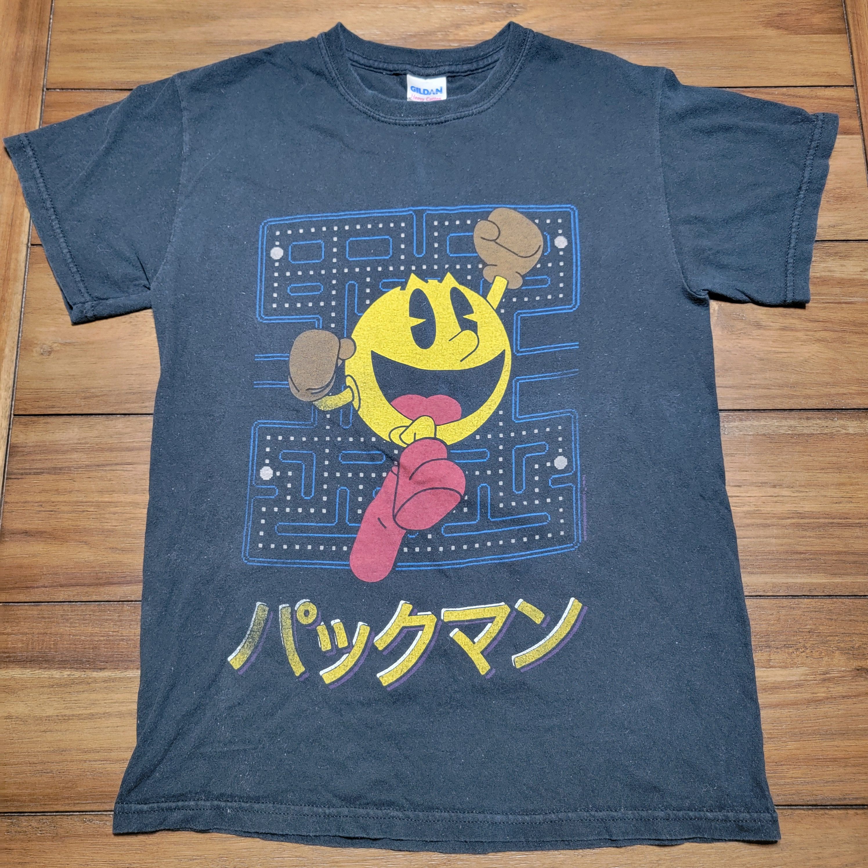 Gildan Japanese Pacman SS Black Tee - Size Small Size US S / EU 44-46 / 1 - 1 Thumbnail
