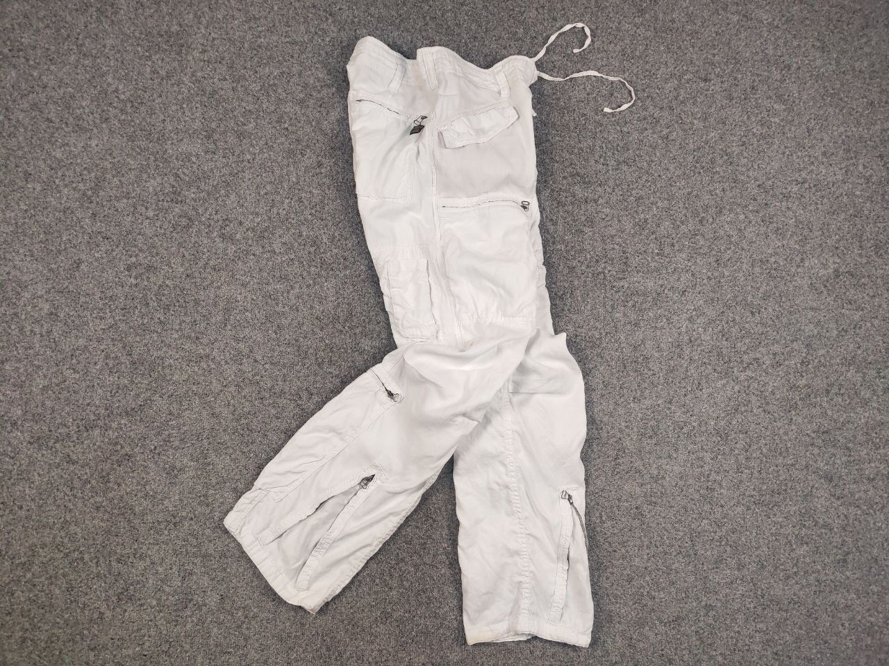 Freeman T. Porter Vintage Freeman T Porter Cargo Zip Linen Pants Y2k style Size US 34 / EU 50 - 11 Thumbnail