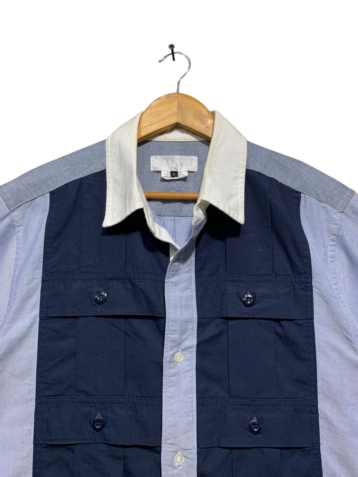 Comme des Garcons 🔥GANRYU X CdG SIX POCKETS SHIRTS (BUTTON UP) Size US L / EU 52-54 / 3 - 4 Thumbnail