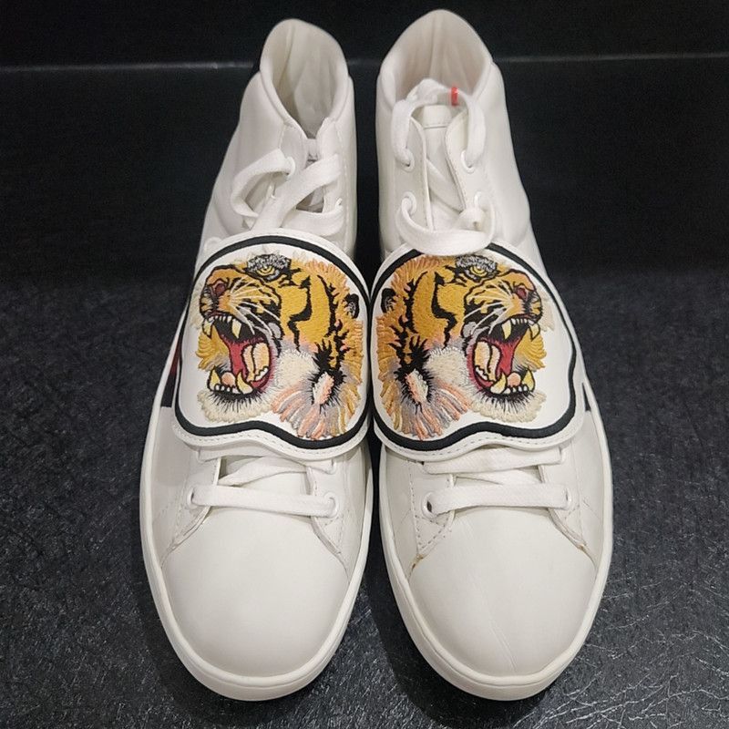Gucci Gucci Ace Tiger Head High-Top Sneakers Size US 8.5 / EU 41-42 - 2 Thumbnail
