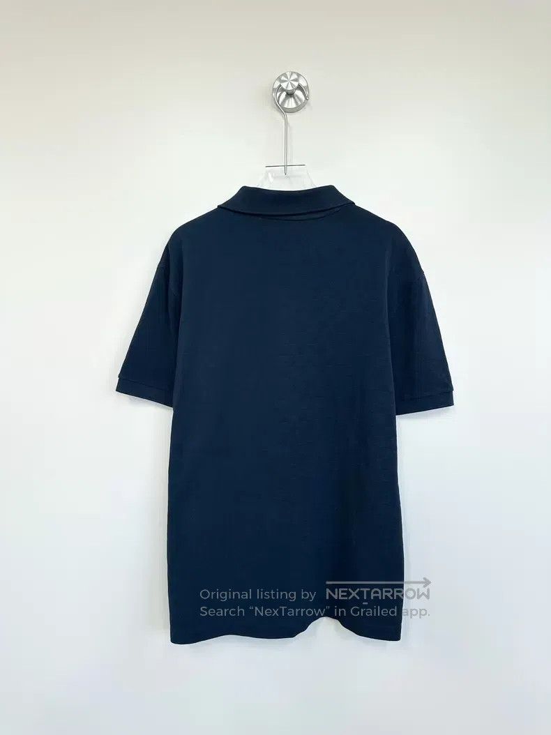Louis Vuitton Louis Vuitton Navy Checker logo Short Sleeve Polo Shirt Size US M / EU 48-50 / 2 - 2 Thumbnail