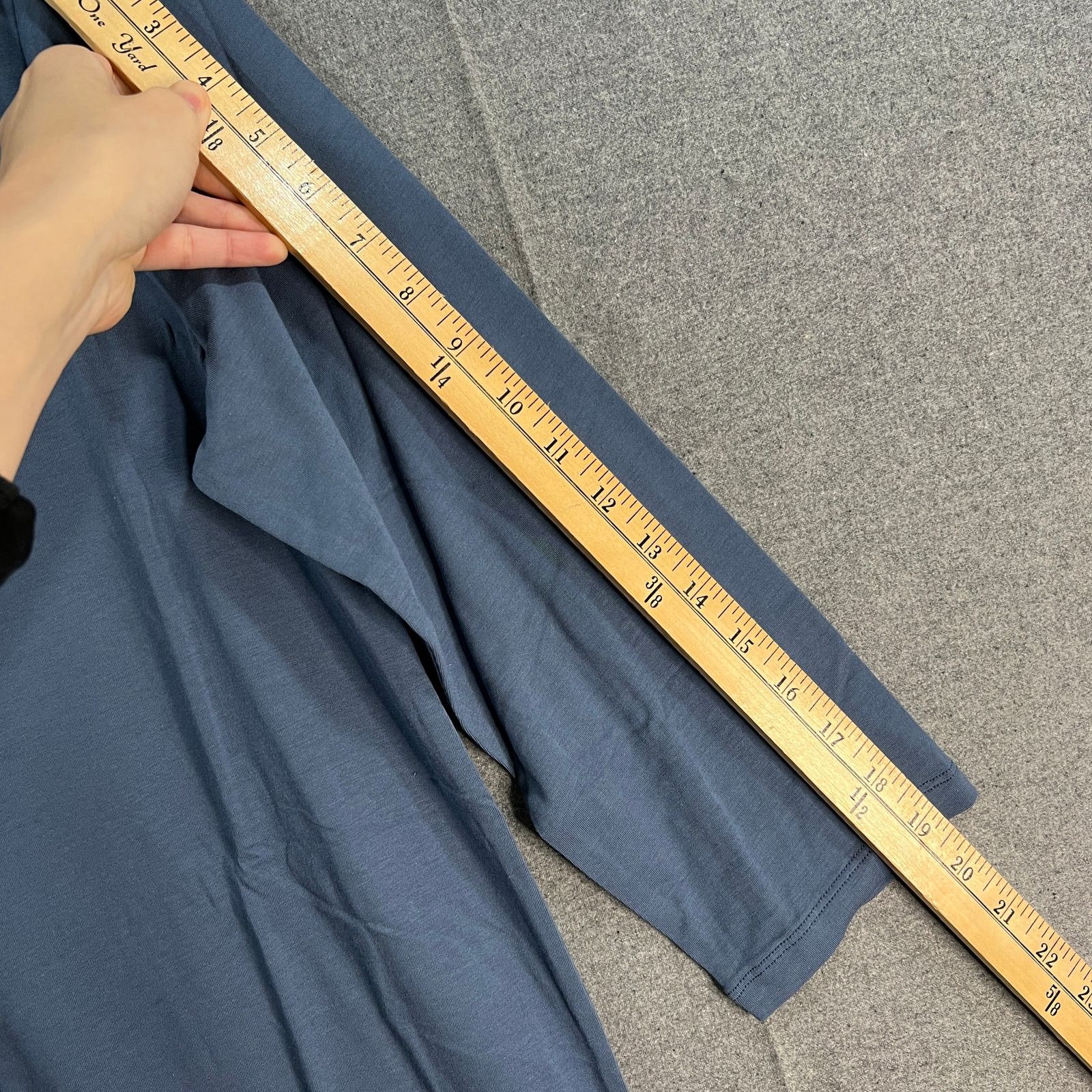 Other AnyBody Cozy Knit Button Front Long Cardigan Medium Indigo Size M / US 6-8 / IT 42-44 - 5 Thumbnail